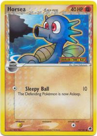 Horsea 050/101 (DF) Stamped Holo Rare - Near Mint Holofoil