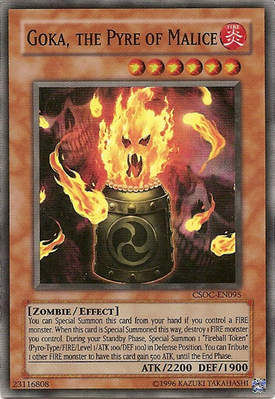 Goka, the Pyre of Malice (CSOC-EN095) Super Rare - Near Mint Unlimited