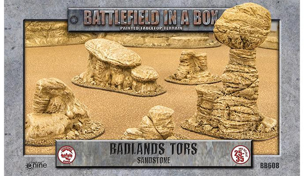 Battlefield in a Box (BB608) - Badlands Tors: Sandstone