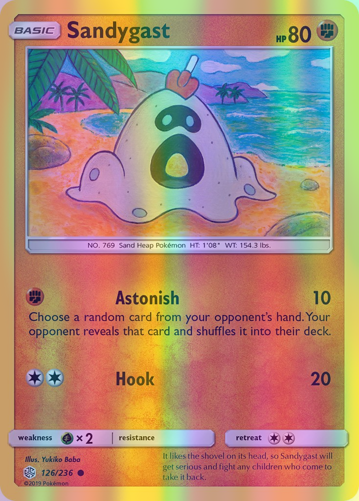 Sandygast - 126/236 (CEC) Common - Near Mint Reverse Holofoil