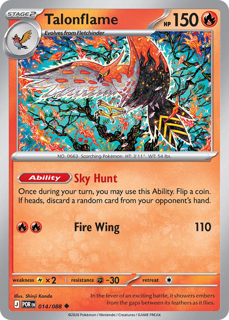 Talonflame - 014/088 (POR) Uncommon