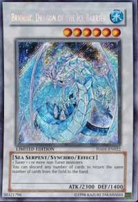 Brionac, Dragon of the Ice Barrier (HA01-EN022) Secret Rare - Light Played Limited