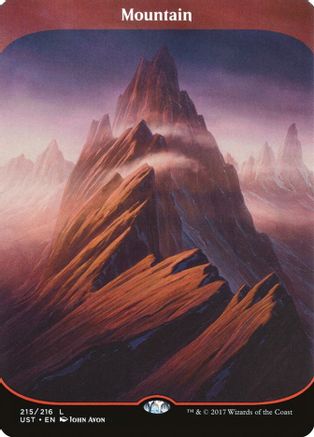 Mountain #215 Full Art (UST-C)