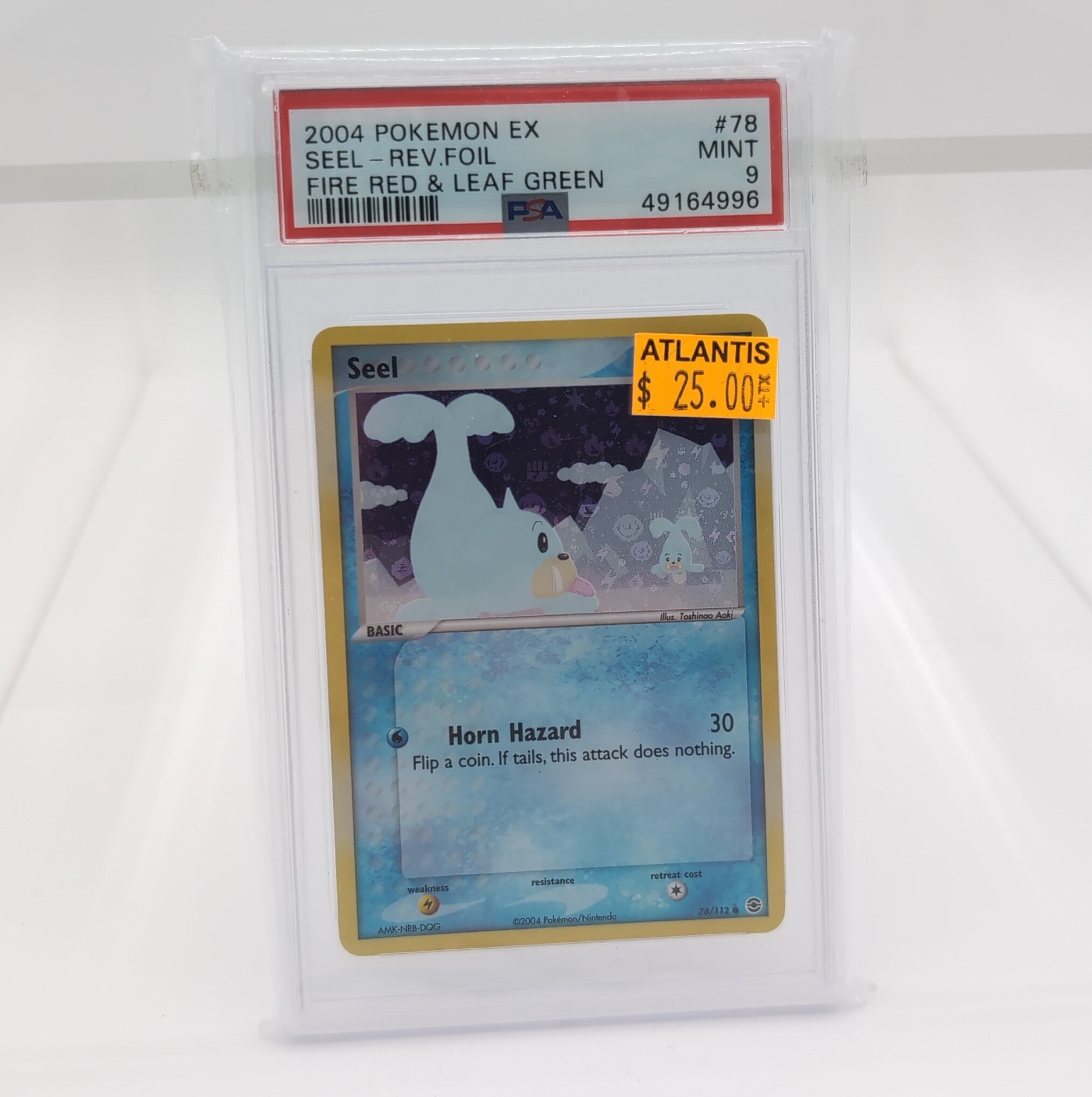 Seel - 078/112 (EX) Common - Near Mint (Graded - PSA 9)