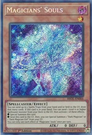 Magicians' Souls (BROL-EN066) Secret Rare - Near Mint 1st Edition