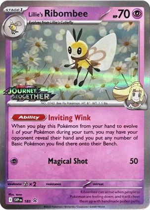 Lillie's Ribombee - 183 (SVP) Promo - Near Mint Holofoil