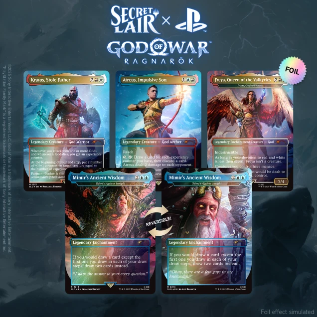 MTG: Secret Lair x God of War: Norse Foil Edition MTG: Secret Lair x God of War: Norse Foil Edition
