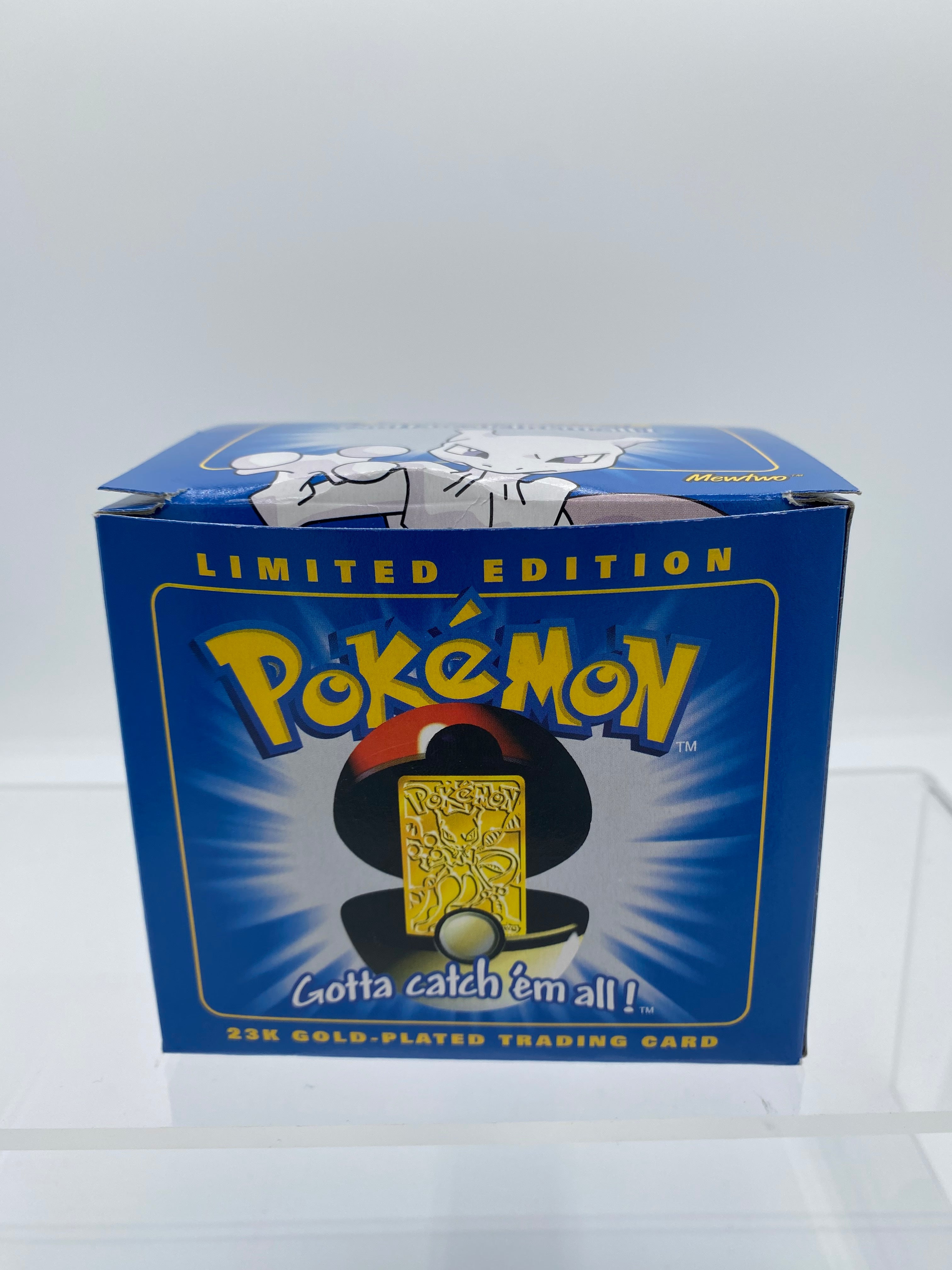Pokemon Mewtwo 23K Gold-Plated Trading Card