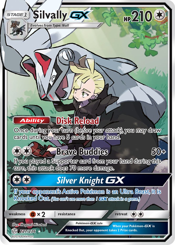 Silvally GX (Full Art) - 227/236 (CEC) Ultra Rare - Near Mint Holofoil