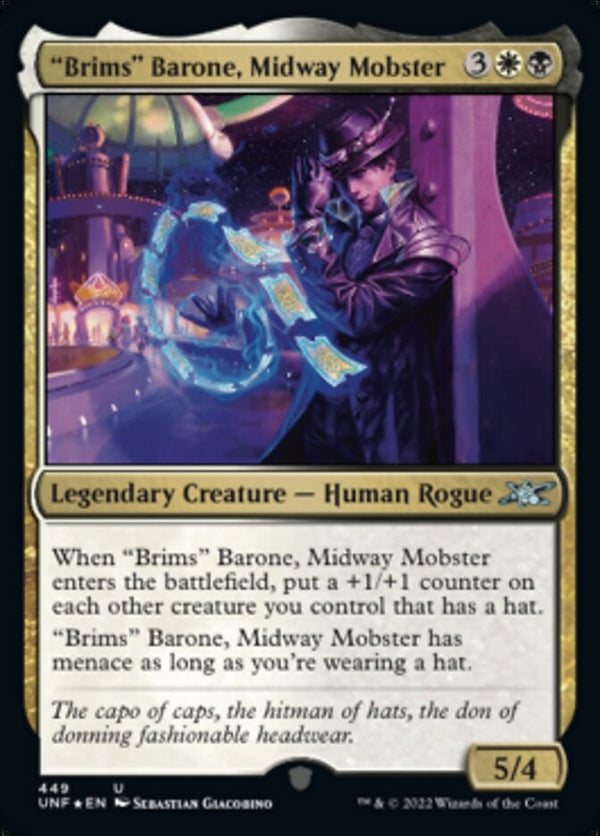 "Brims" Barone, Midway Mobster [#449 Galaxy Foil] (UNF-U)