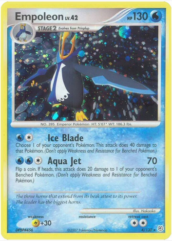 Empoleon LV 42 (4/130) Damaged Holofoil
