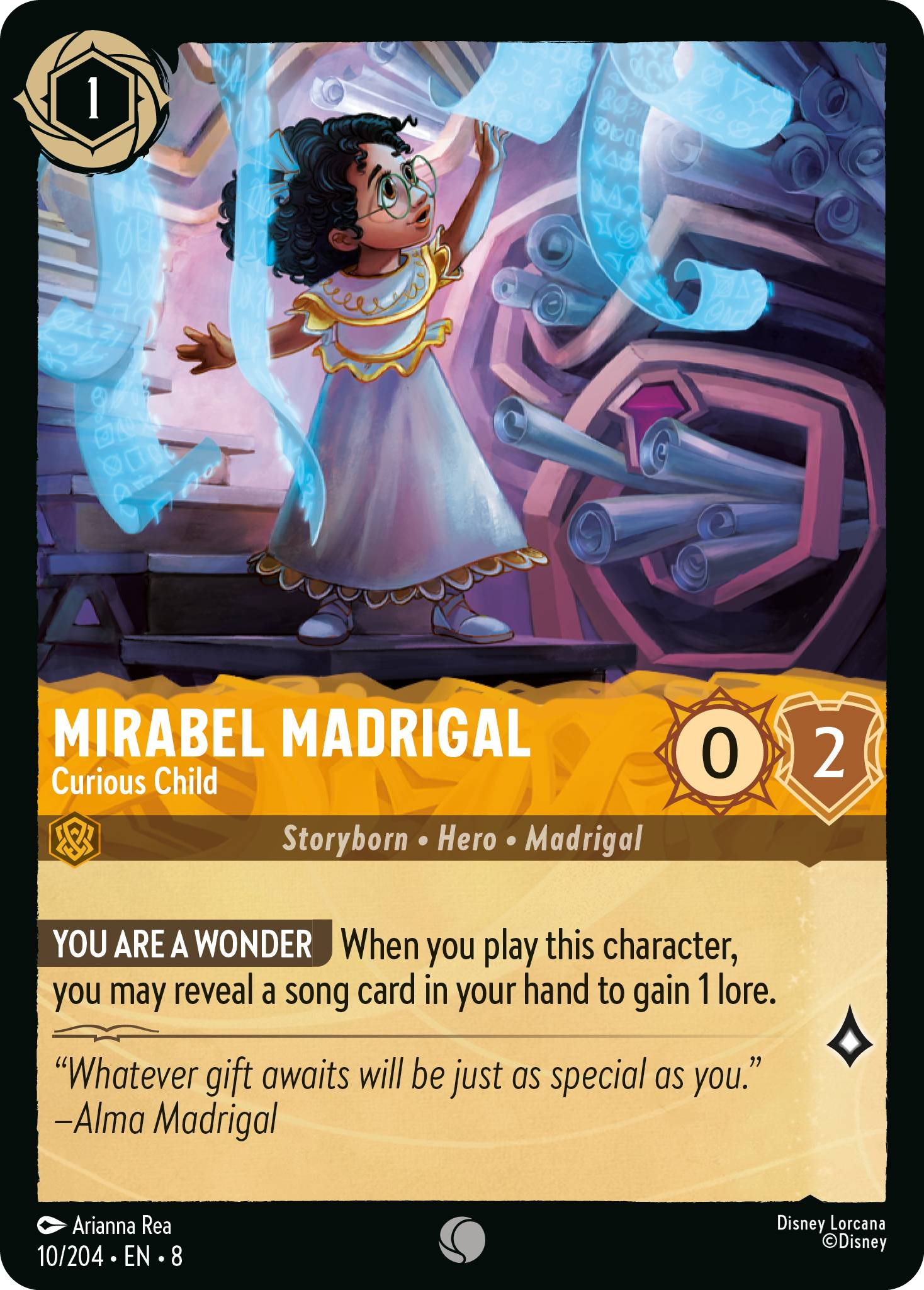 Mirabel Madrigal - Curious Child (Reign of Jafar - 010/204 ) Common