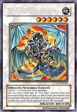 Iron Chain Dragon (CSOC-EN040) Rare - Light Play Unlimited
