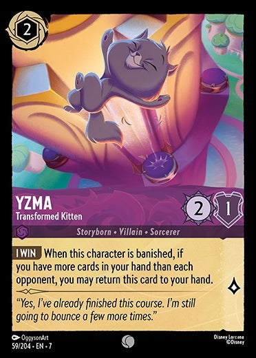Yzma - Transformed Kitten (Archazia's Island - 059/204) Common