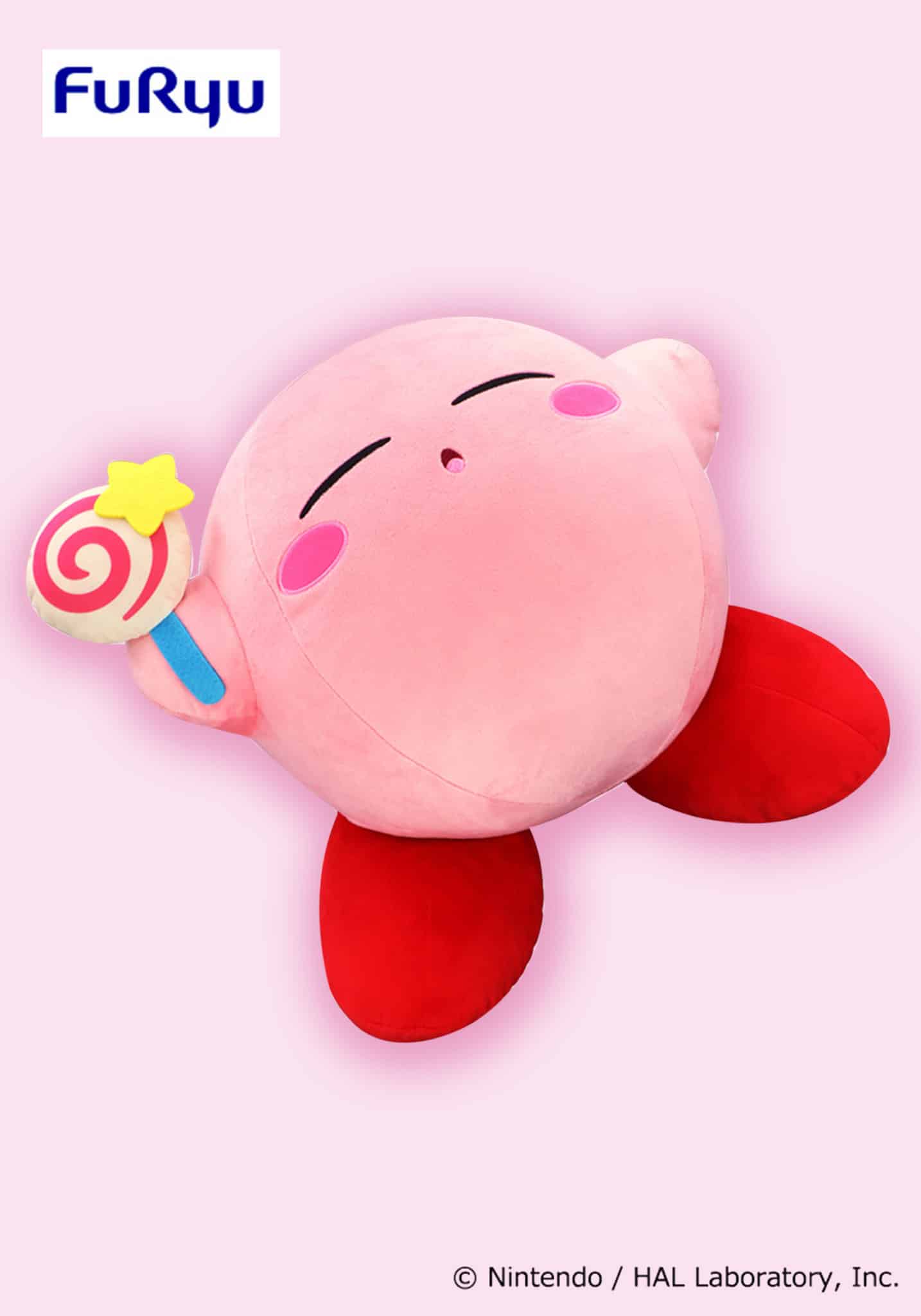 Kirby Full and Sleepy Big Plush Toy (Kirby) 15″