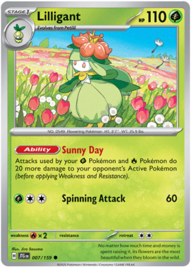 Lilligant - 007/159 (JTG) Common