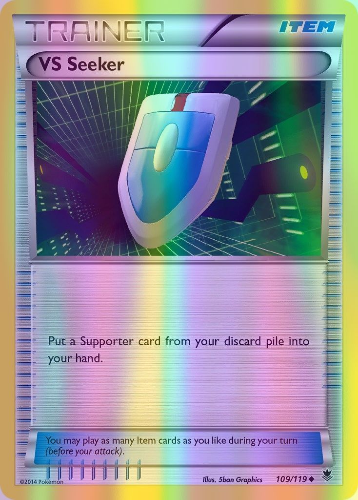 vs seeker pokemon card VS Seeker - 109/119 (PHF) Uncommon