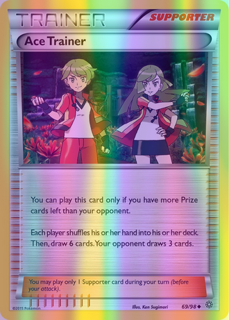 Ace Trainer - 069/098 (AOR) Uncommon - Near Mint Reverse Holofoil