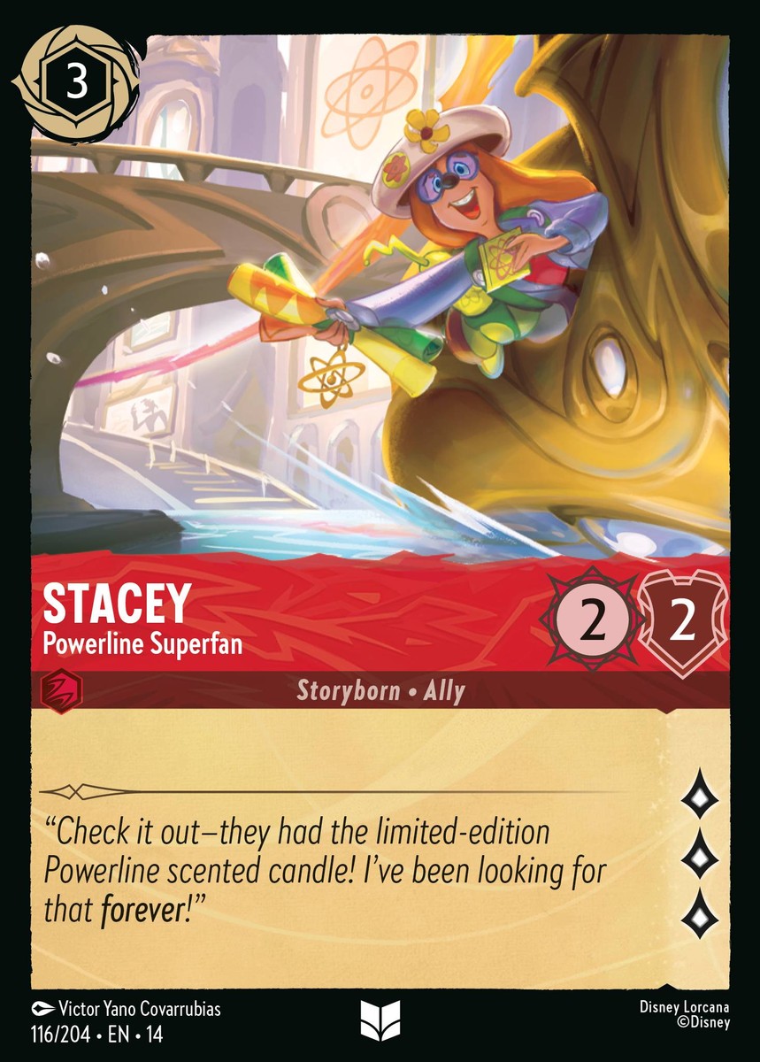 Stacey - Powerline Superfan (116/204 - Hyperia City) Uncommon