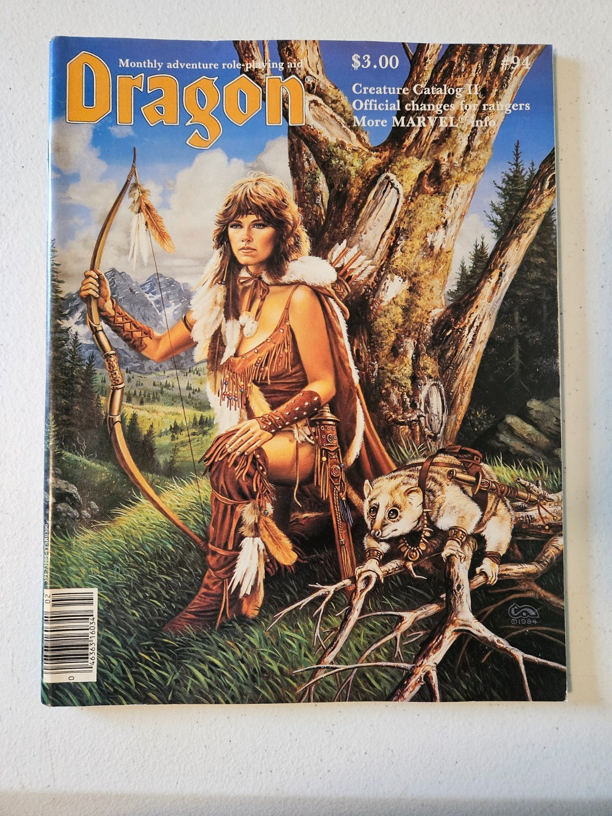 Dragon Magazine #94 (USED) "Creature Catalog II" article. Official Changes for Rangers article.