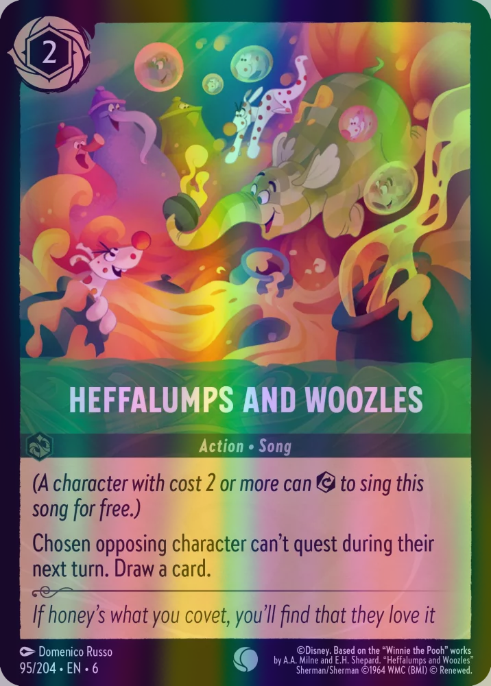 Heffalumps and Woozles (Azurite Sea 095/204) Common - Near Mint Cold Foil
