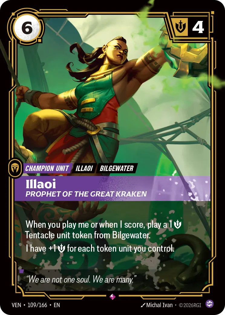 Illaoi, Prophet of the Great Kraken - 109/166 (VEN) Rare