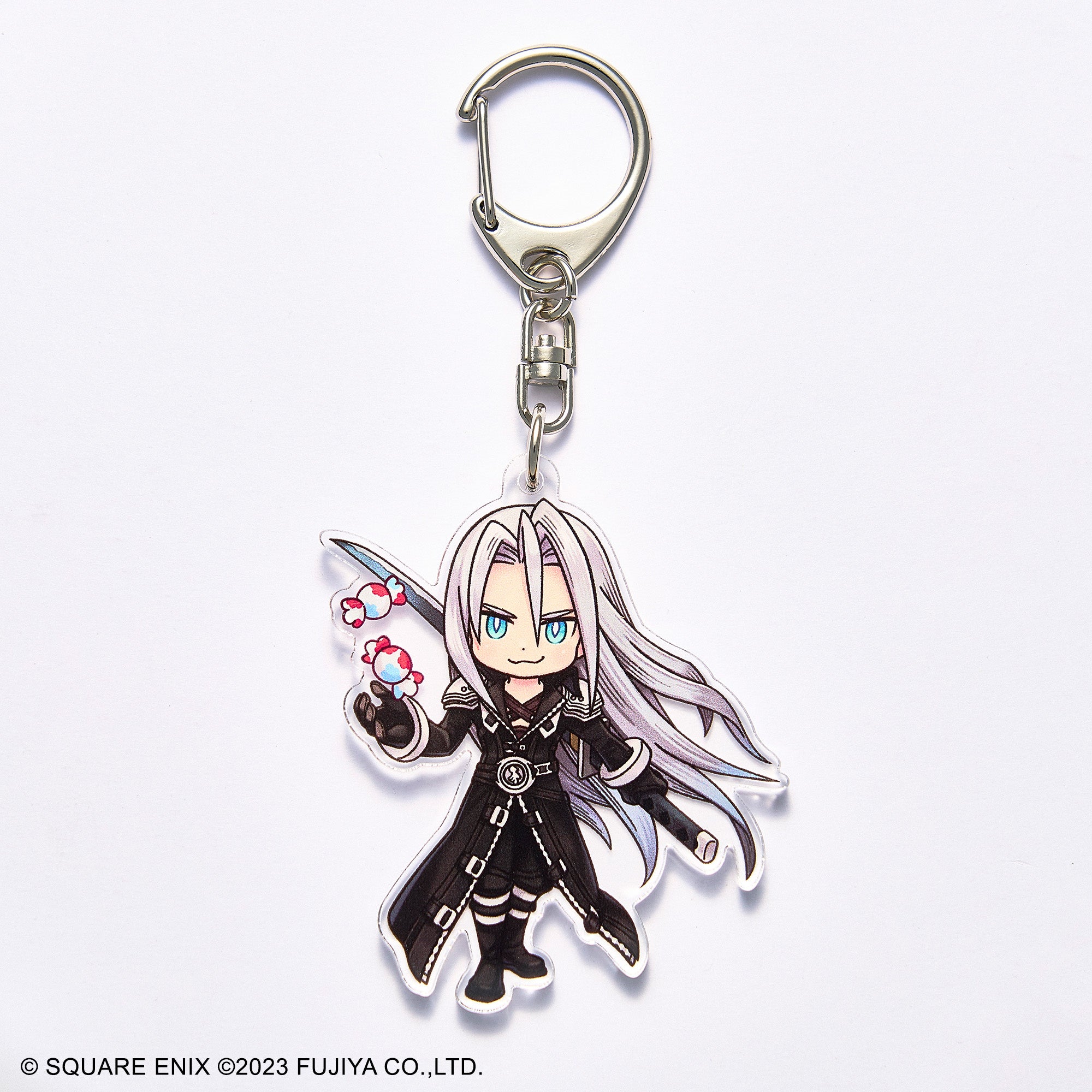 FINAL FANTASY VII EVER CRISIS x Peko & Poko Acrylic Keychain Sephiroth
