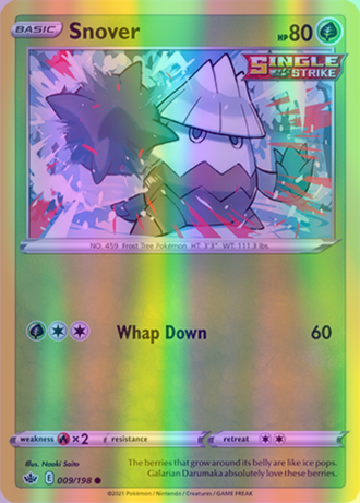 Snover - 009/198 (SWSH06) Common - Near Mint Reverse Holofoil