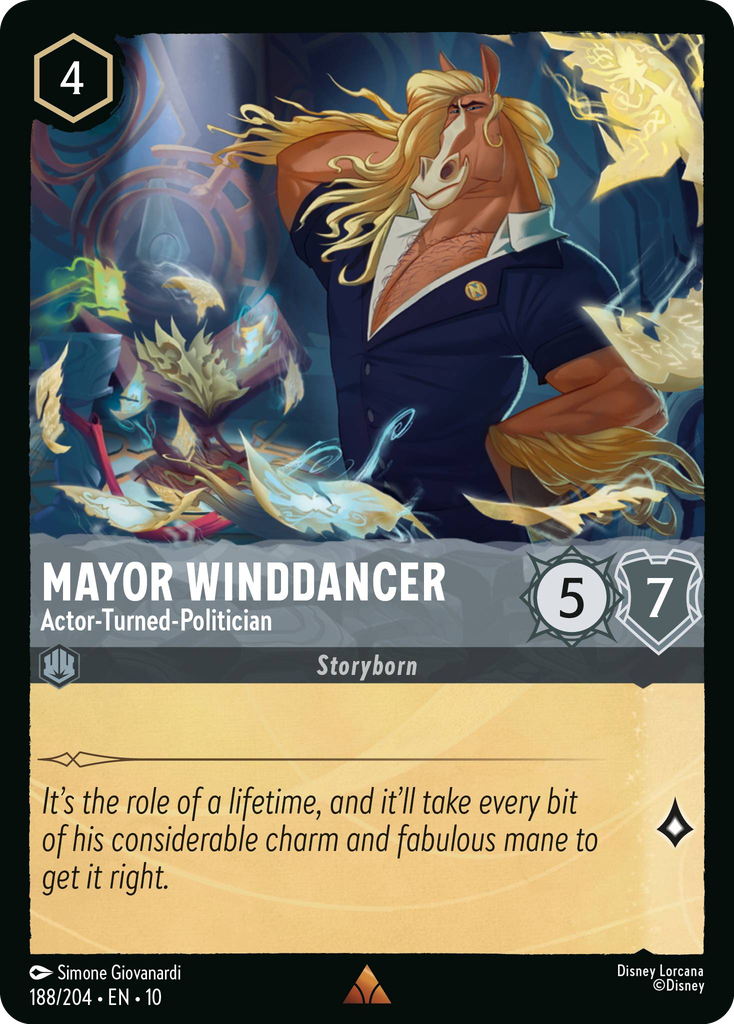 Mayor Winddancer - Actor-Turned-Politician (188/204 - Whispers in the Well) Rare