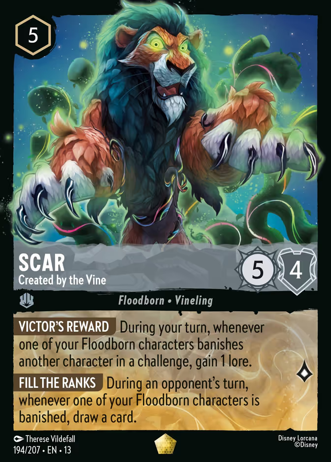 Scar - Created by the Vine (194/204 - Attack of the Vine!) Legendary