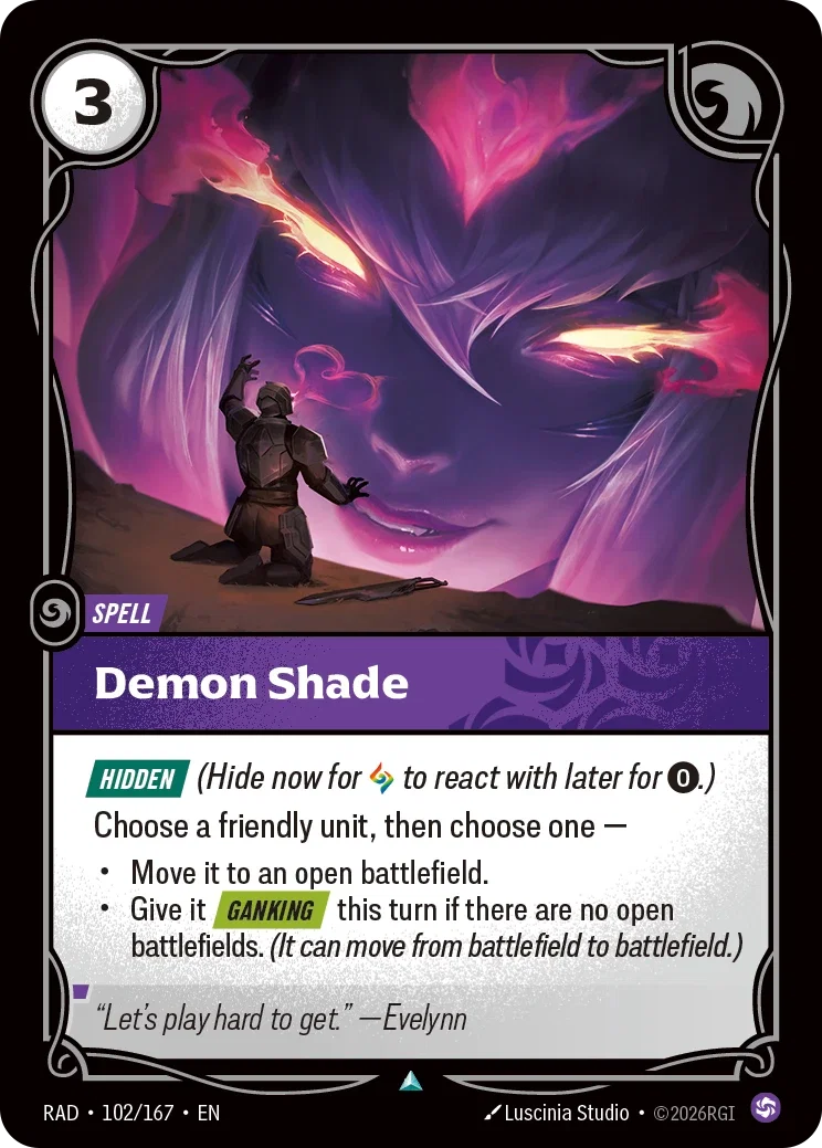 Demon Shade - 102/167 (RAD) Uncommon