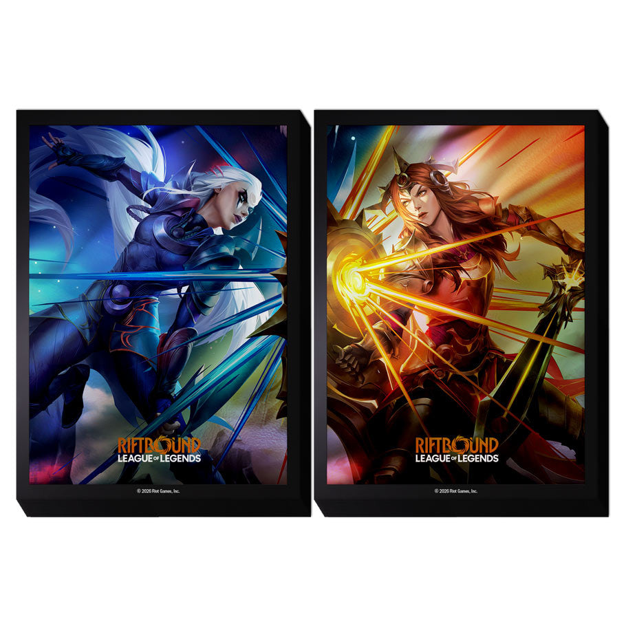 Riftbound: League of Legends TCG: Set 4 Vendetta - Sleeves: Diana vs Leona (100)
