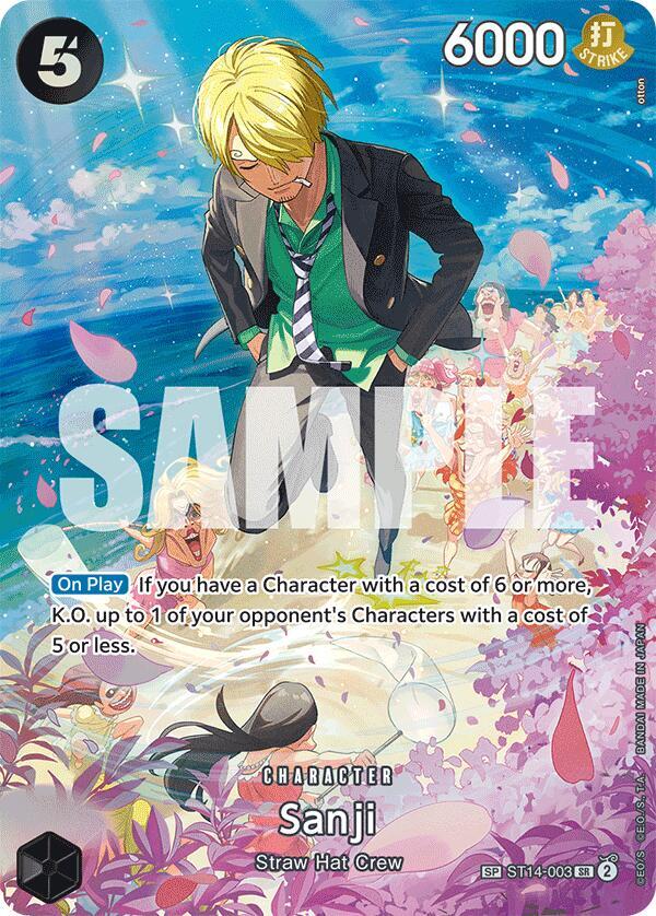 Sanji - ST14-003 (OP10) SP - Near Mint