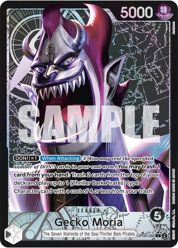 Gecko Moria (Alternate Art) (OP06-080)