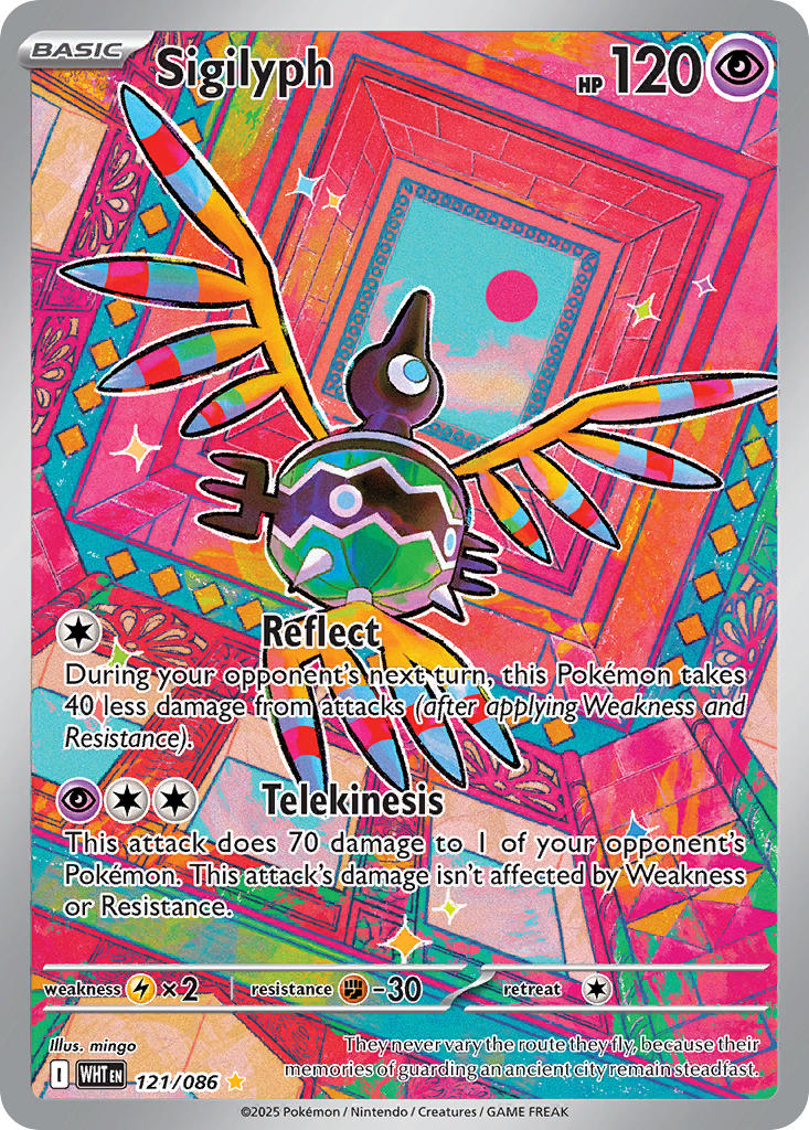 Sigilyph - 121/086 (WHT) Illustration Rare