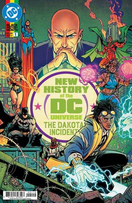 NEW HISTORY OF THE DC UNIVERSE THE DAKOTA INCIDENT #1 (ONE SHOT) Second Printing Cvr A Diego Olortegui