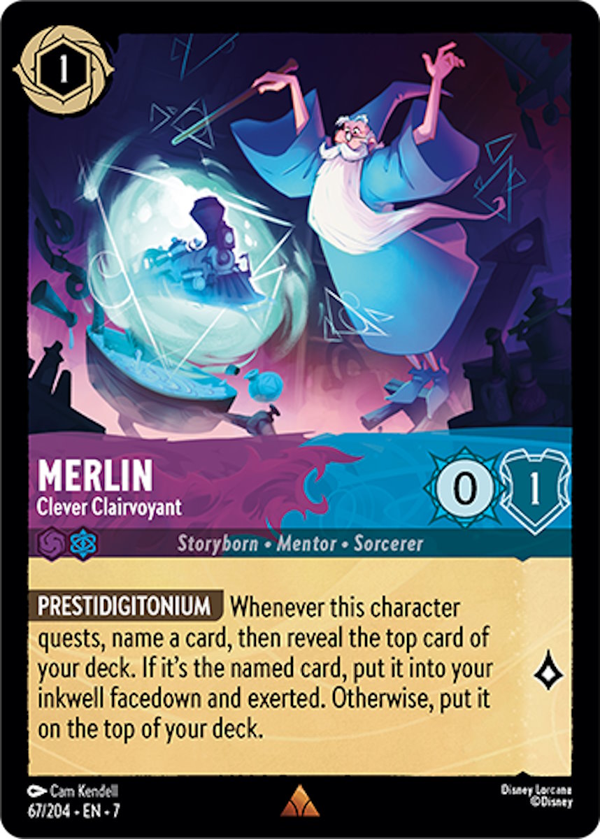 Merlin - Clever Clairvoyant (Archazia's Island - 067/204) Rare