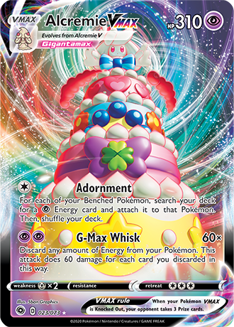 Alcremie VMAX - 23/73 (CHP) Ultra Rare - Near Mint Holofoil