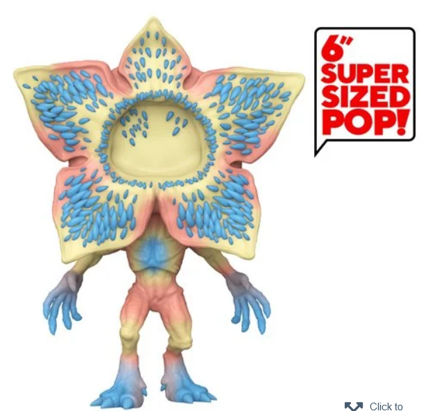 POP Figure (6 Inch): Stranger Things #1547 - Demogorgon (Scoops Ahoy)
