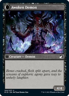 Ecstatic Awakener//Awoken Demon (MID-C)