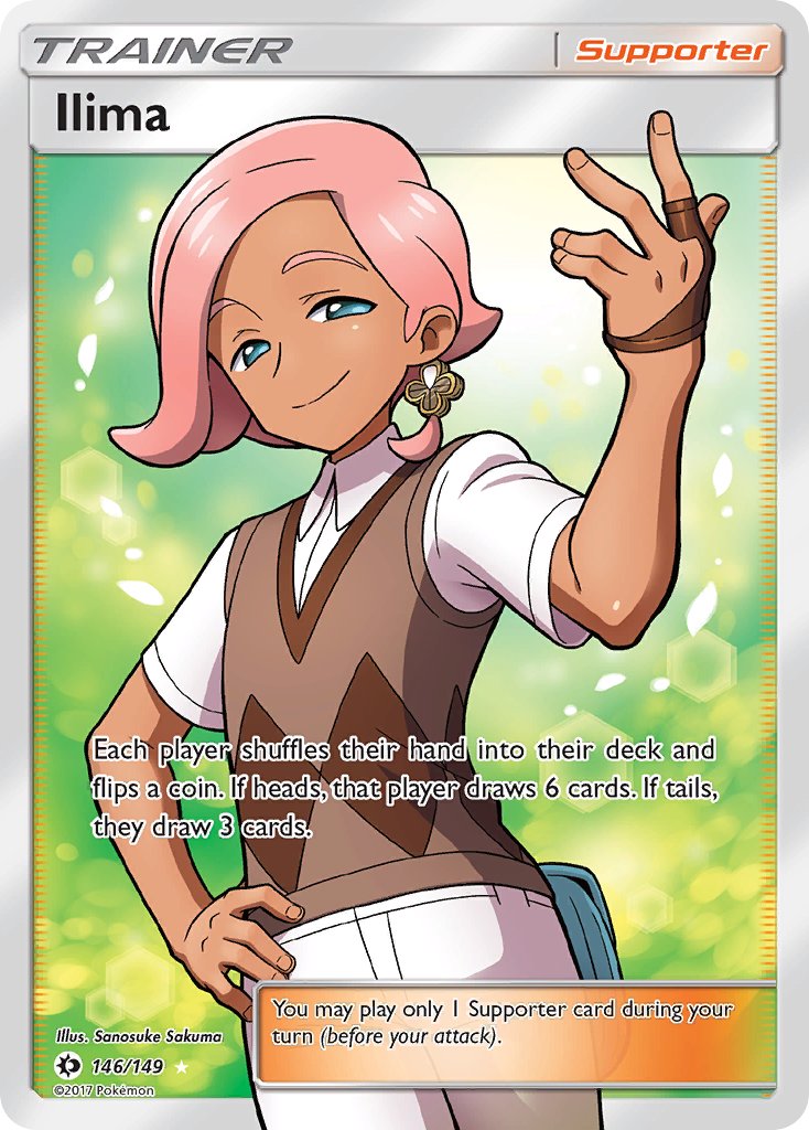 Ilima (Full Art) - 146/149 (SM01) Ultra Rare - Near Mint Holofoil
