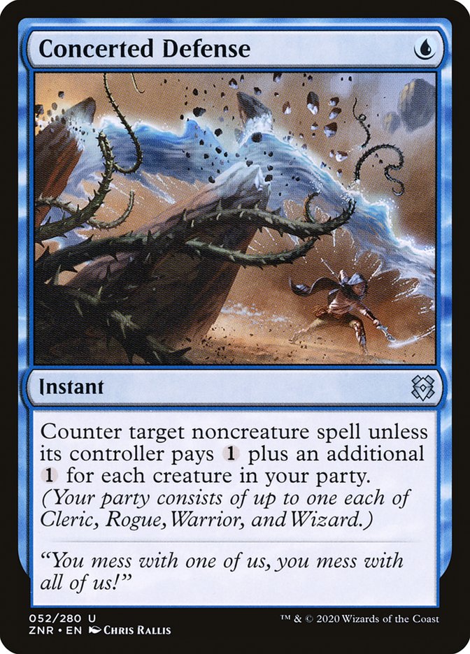 Concerted Defense (ZNR-U-FOIL)