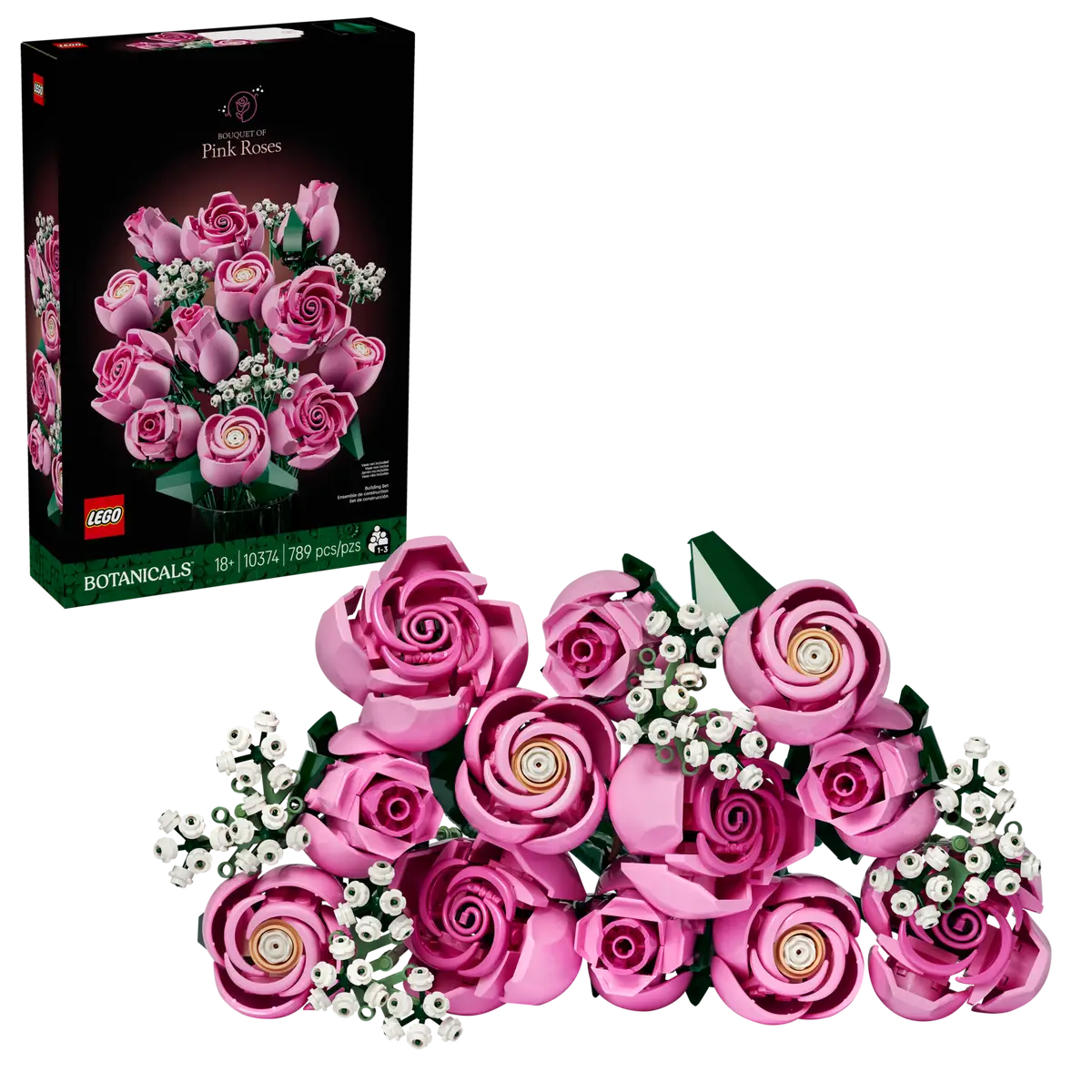 Lego: Botanicals - Bouquet of Pink Roses (10374)