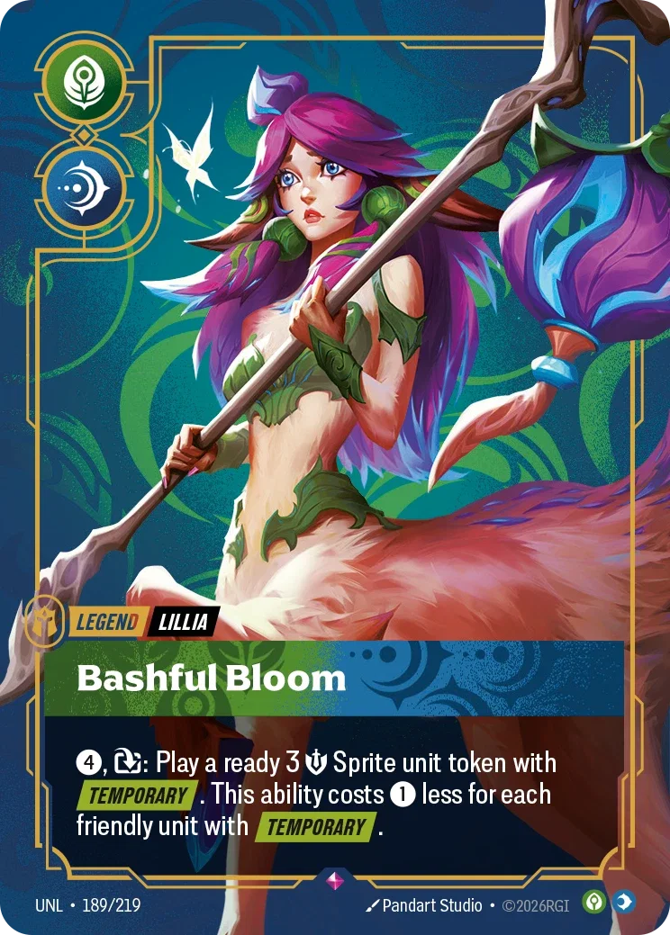 Lillia - Bashful Bloom - 189/219 (UNL) Rare