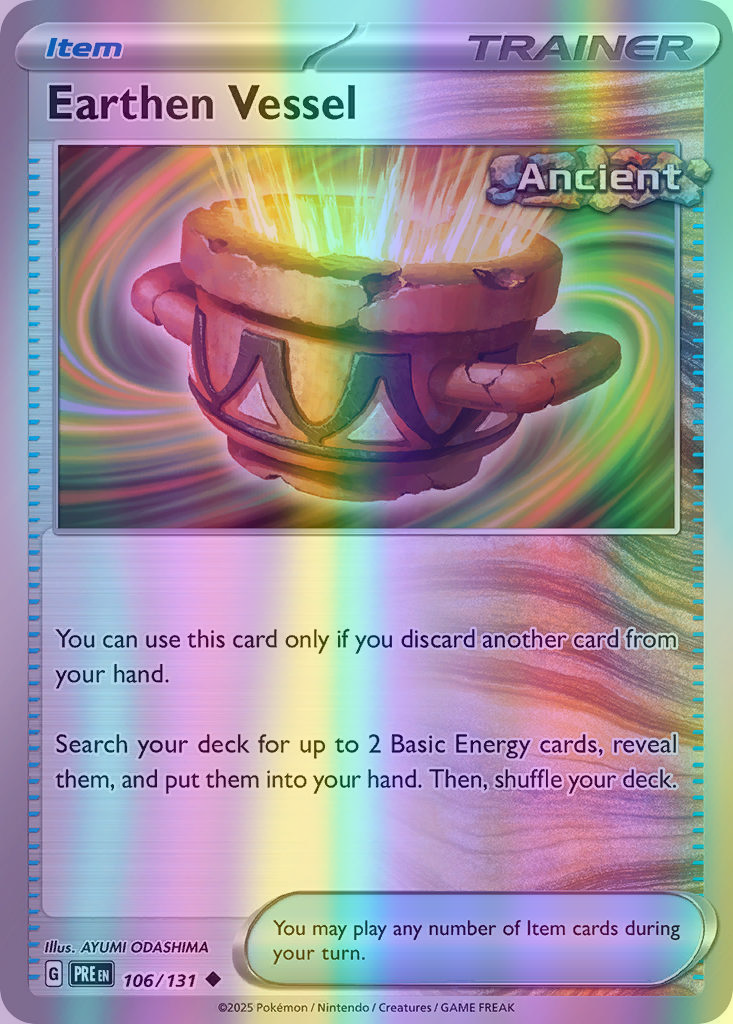 Earthen Vessel - 106/131 (PRE) Uncommon - Near Mint Reverse Holofoil