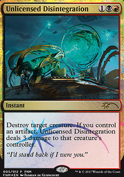 Unlicensed Disintegration (FNM-P-FOIL)