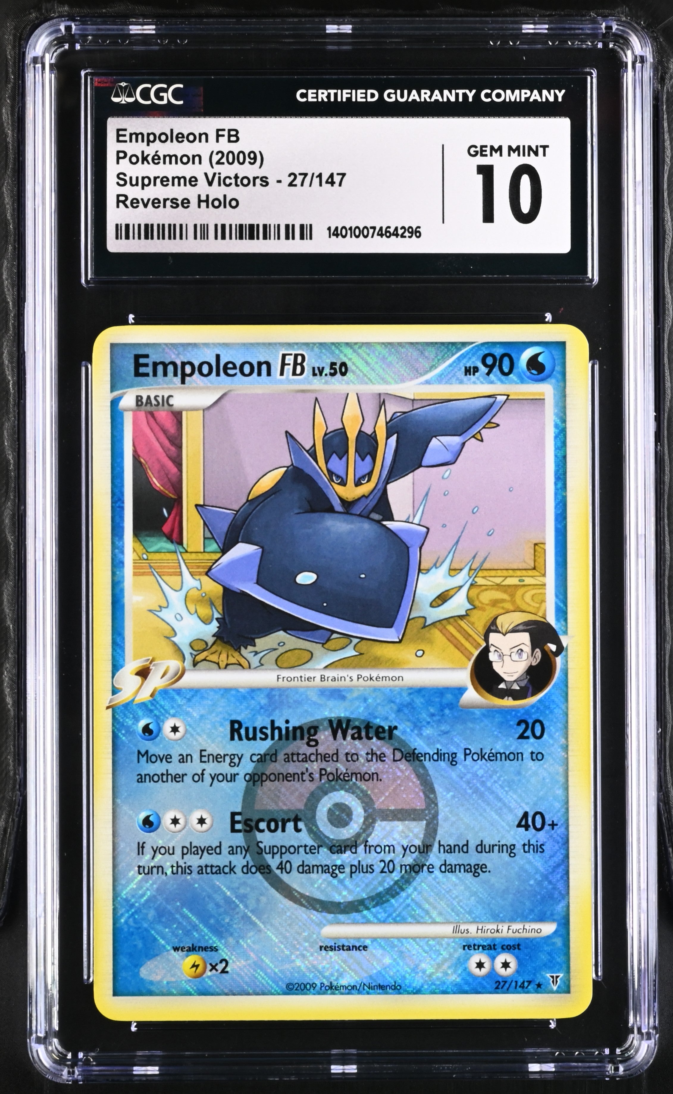 Empoleon FB - 27/147 (League Promo) (PR) Promo - Near Mint Reverse Holofoil (CGC - Graded 10)