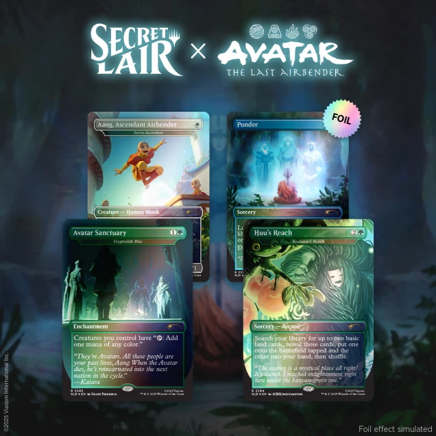 MTG: Secret Lair - Secret Lair x Avatar: The Last Airbender | A Lot to Learn Foil Edition