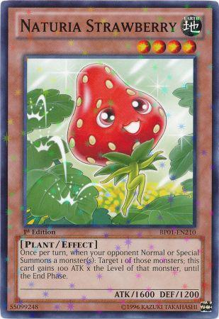 Naturia Strawberry (Starfoil) (BP01-EN210) Starfoil Rare - Near Mint 1st Edition