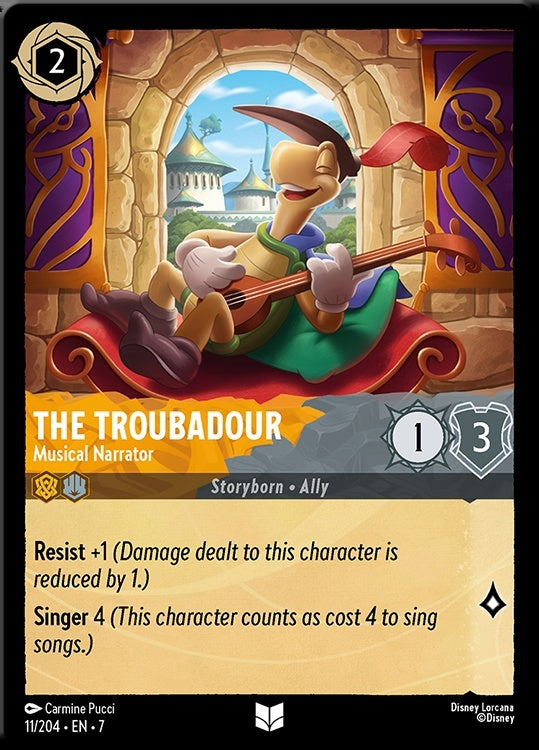 The Troubadour - Musical Narrator (Archazia's Island - 011/204) Uncommon